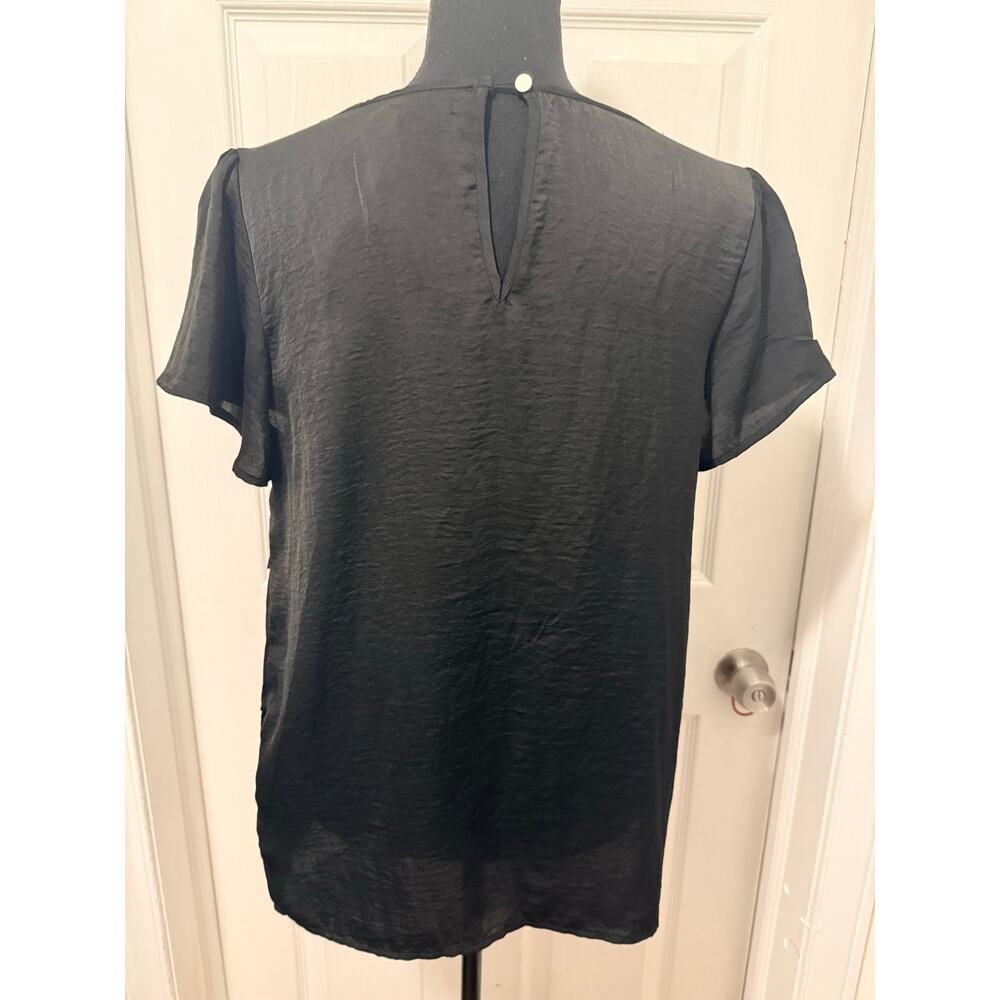 Hazel Black Ruffled Bloue - Picture 4 of 5